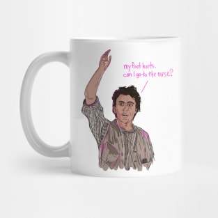 Clueless: My Foot Hurts Mug